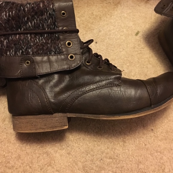 Madden Girl Combat Boots