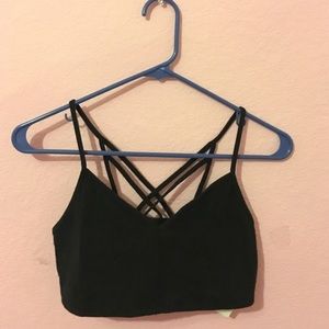 A&F criss cross back bralette