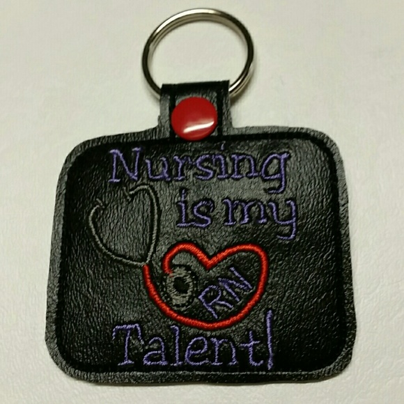Nursing is my talent keychain - Picture 2 of 2