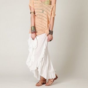 🌹🌹SOLD🌹🌹Free People Cascades Maxi Skirt XS
