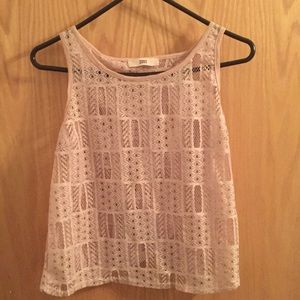 Cream color - open back - small/med - NEVER WORN