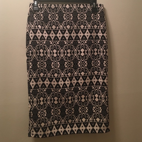 Tribal pencil skirt