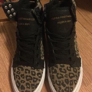 Cheetah Print high top Supra