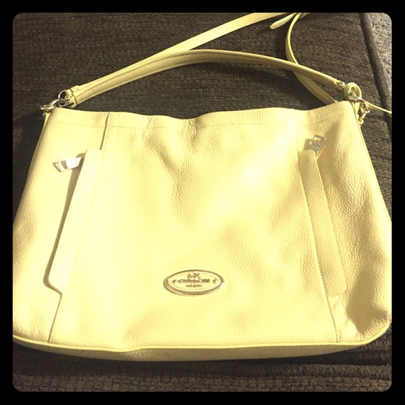 Yellow Coach Crossbody Purse