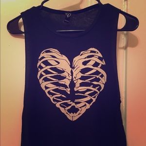 Rib Cage Heart Shirt