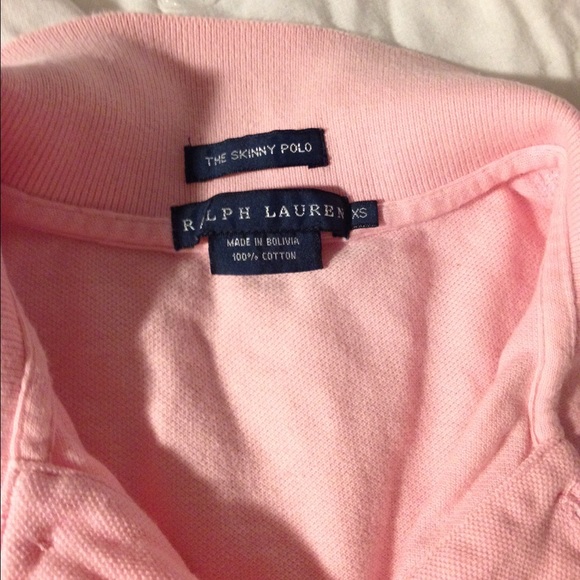 Price drop! Ralph Lauren pink "Skinny Polo" XS - Picture 2 of 4