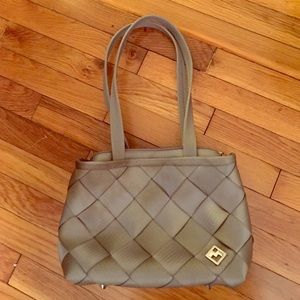 Seatbelt Handbag by Maggie Bags