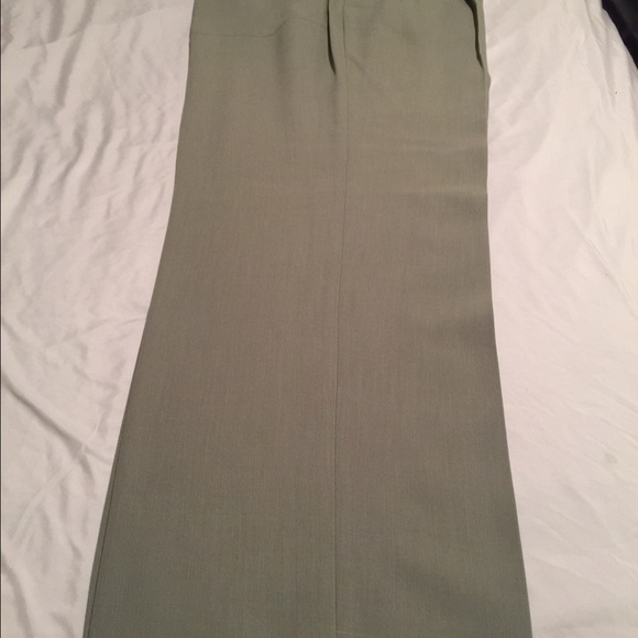 Men's olive dress trousers
