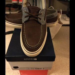 Bahama 2 eye fleck brown boaters