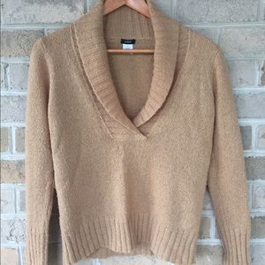 Camel J. Crew sweater