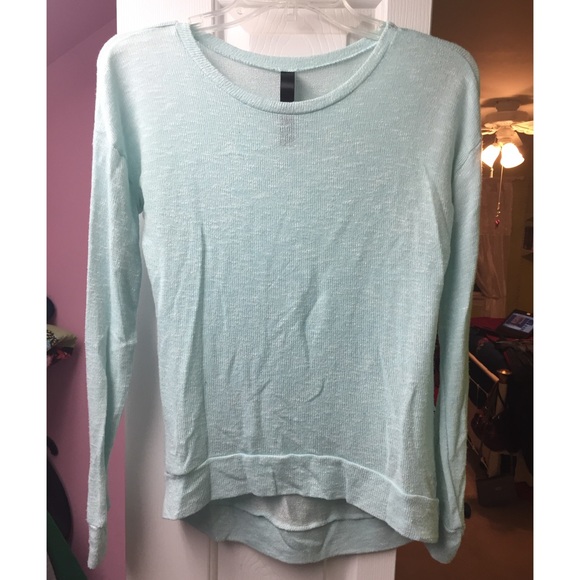 Lightweight teal sweater