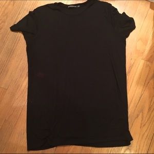 Black t-shirt dress