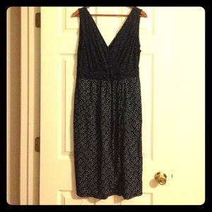 Fresh produce batik flower pattern crossover dress