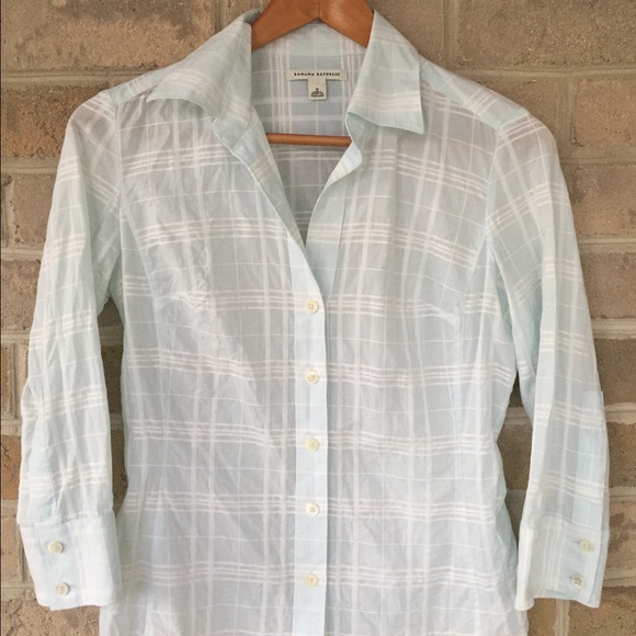 Banana Republic 3/4 length sleeve shirt