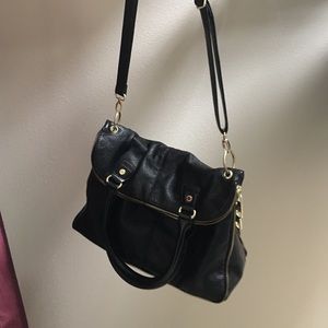 Brand new black faux leather Steve Madden purse
