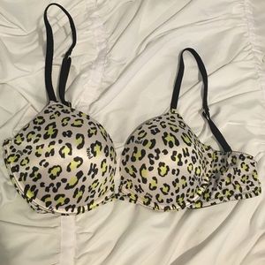 PINK 34B push-up bra