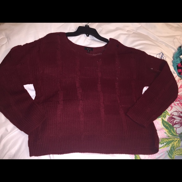 Burgandy Winter Sweater