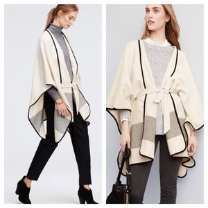 Ann Taylor Belted Cape