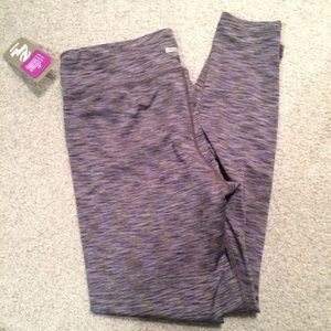 Marbled Purple Athletic Leggings