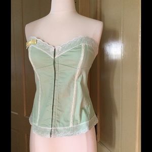 🍀 River Island Corset Top Strapless Size Eu 38