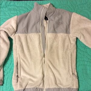 The North Face Girls Denali Fleece in Cream