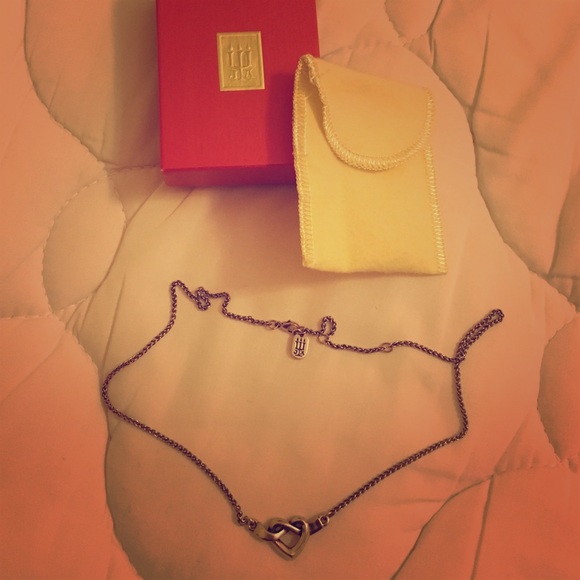 James Avery heart knot necklace