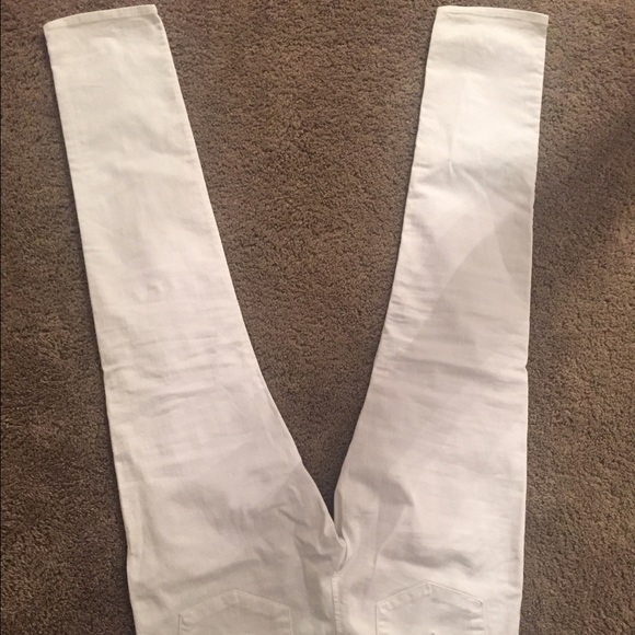 Hudson white straight jeans - Picture 3 of 4