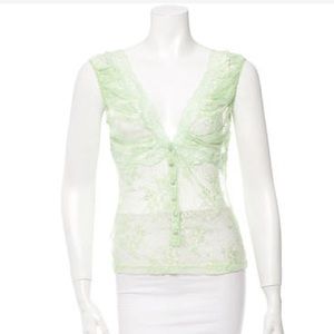 Authentic D&G Dolce and gabbana top blouse lace M