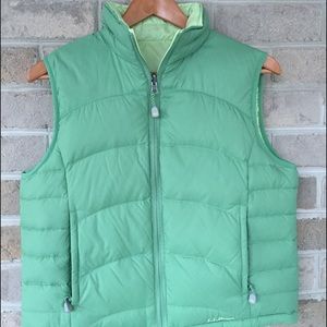 L.L. Bean reversible down vest