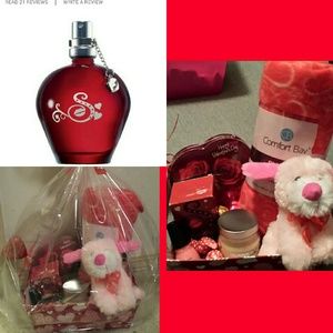 Secrets to keep kiss Avon valentine basket.