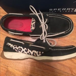 Cheetah Print Sperrys