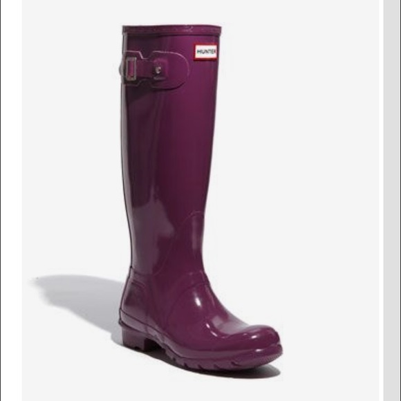 Hunter Purple boots!! 🙂