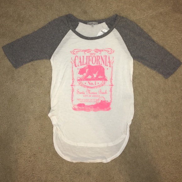 Charlotte Russe high-low, half-sleeved shirt