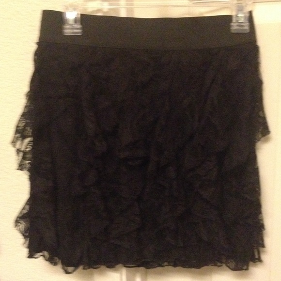 Large layered lace skirt