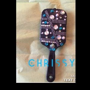 Bling hair brush