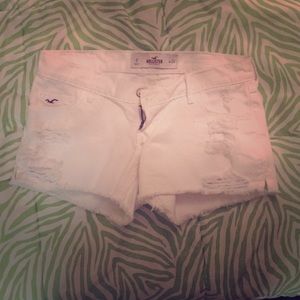 White Hollister Shorts