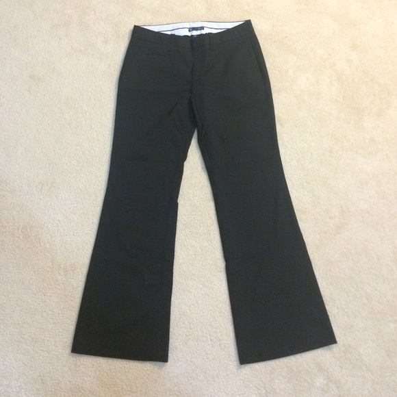 Gap sz 2 ankle hip slung fit black pants