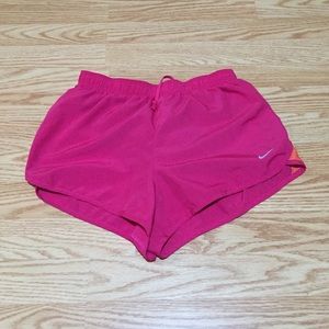 Pink and orange Nike dri-fit shorts
