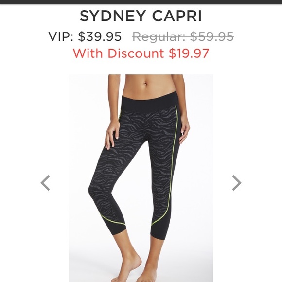 Looking for Fabletics Zebra Capri size Medium
