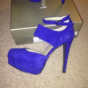Blue suede shoes