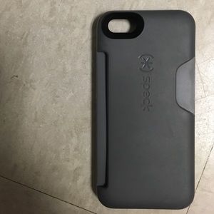 Grey iPhone 5/5s card holder case