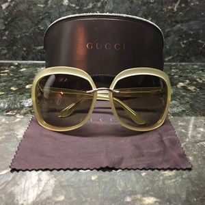 Gucci Beige Plastic GG2941/S Sunglasses