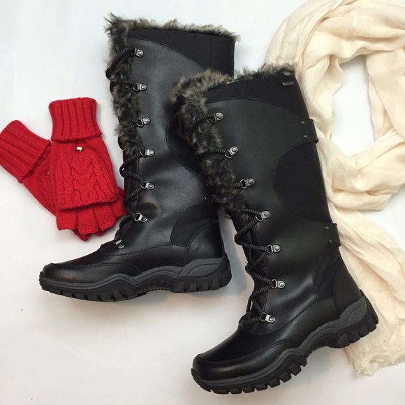 Rockport Shoes - ⚡️️LAST CHANCE!⚡️ Faux Fur Lace-up Boots NWOT