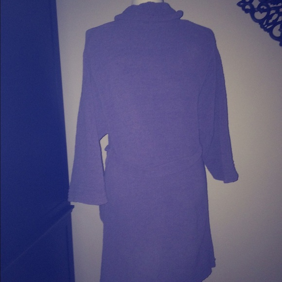 SOLD****Dusty Purple chenille Robe - Picture 2 of 4