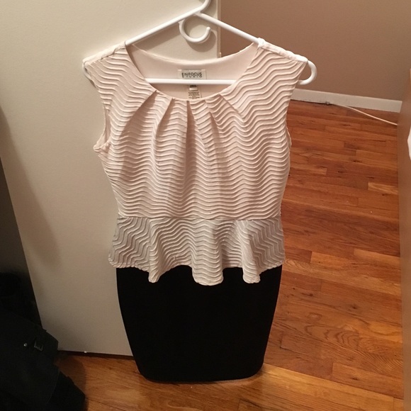 Black and white dress