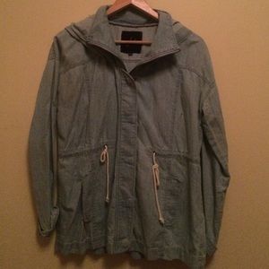 Adorable jean jacket. Chambray