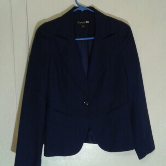 NWOT Forever 21 navy blue blazer