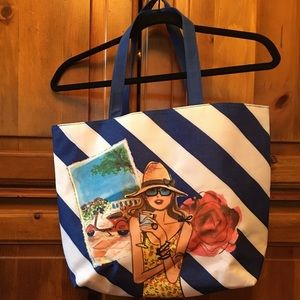 Adorable French-themed Lancôme Tote Bag 🎀
