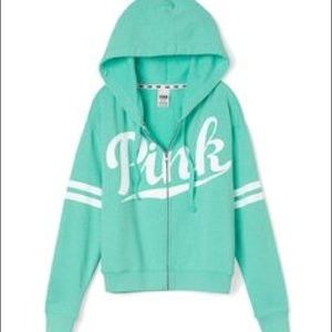 VS PINK xs seafoam green hoodie