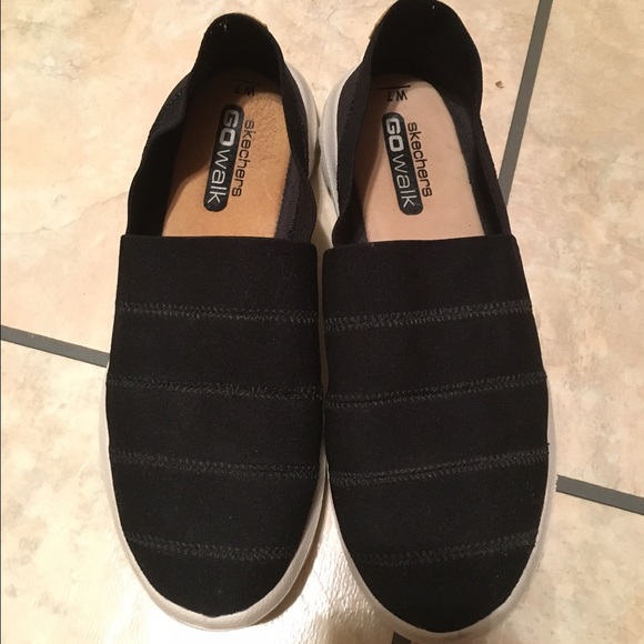 Black Skechers Go Walk shoes